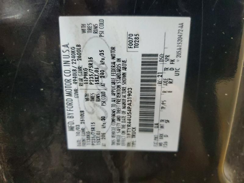 2004 Ford Ranger Super cab