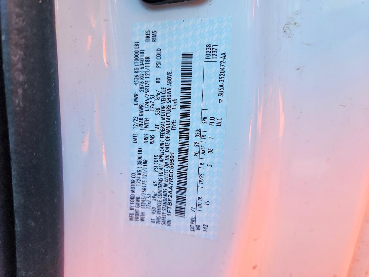 2024 Ford F250 Super Duty Utility / Service Truck