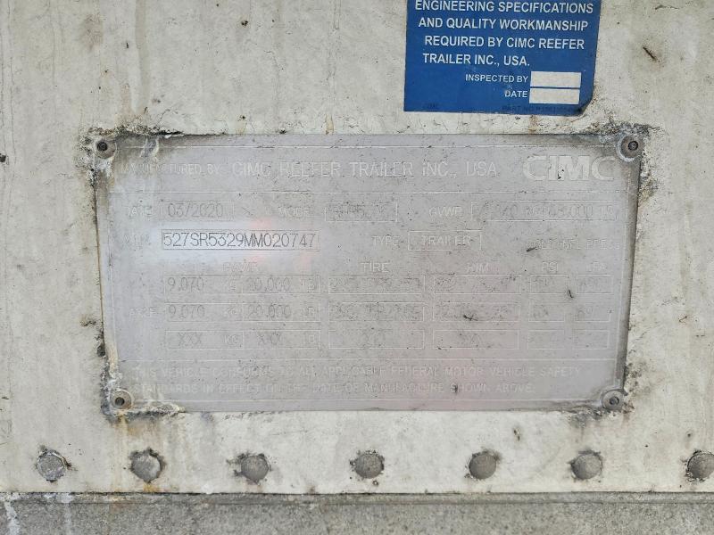 2016 Caxg Unknown-refrigerated van Trailer