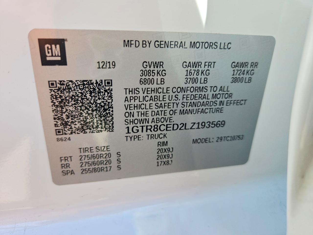 2020 GMC Sierra C1500 Elevation