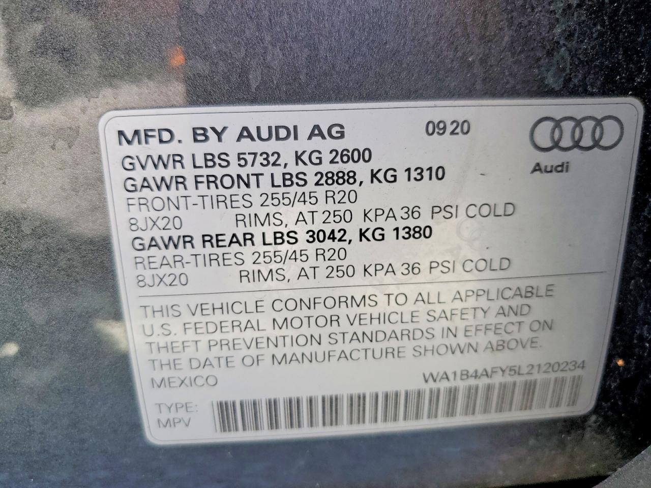 2020 Audi SQ5 Premium Plus