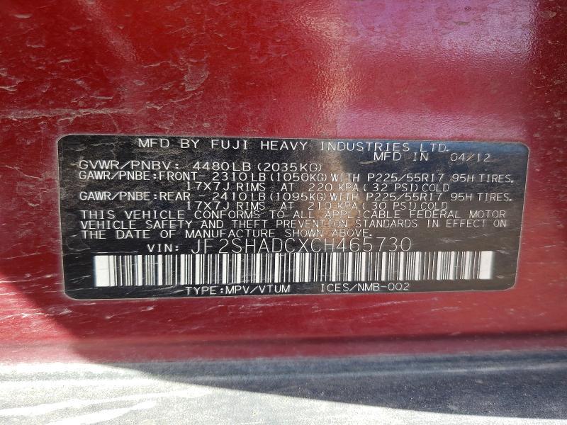 2012 Subaru Forester 2.5x Premium