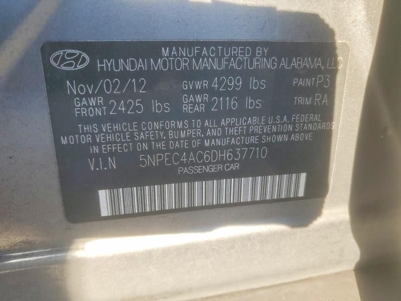 2013 Hyundai Sonata se