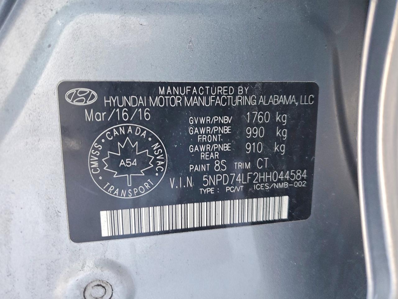 2017 Hyundai Elantra se