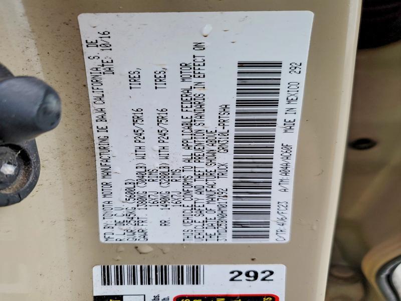 2017 Toyota Tacoma Double cab