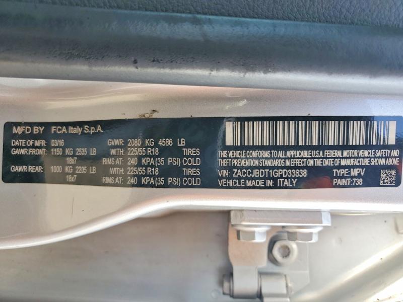 2016 Jeep Renegade Limited