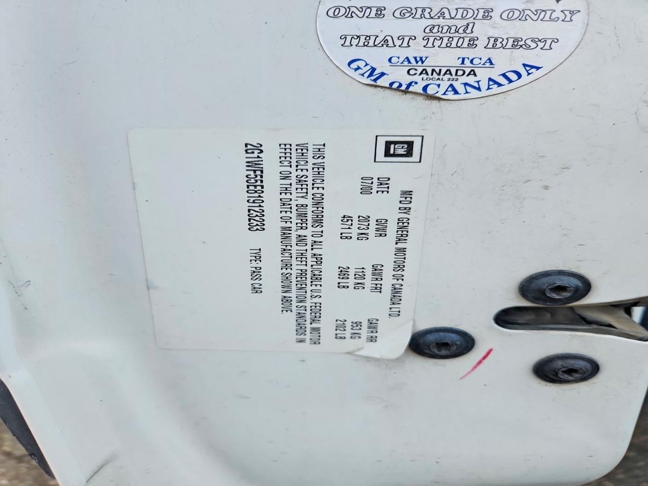 2001 Chevrolet Impala