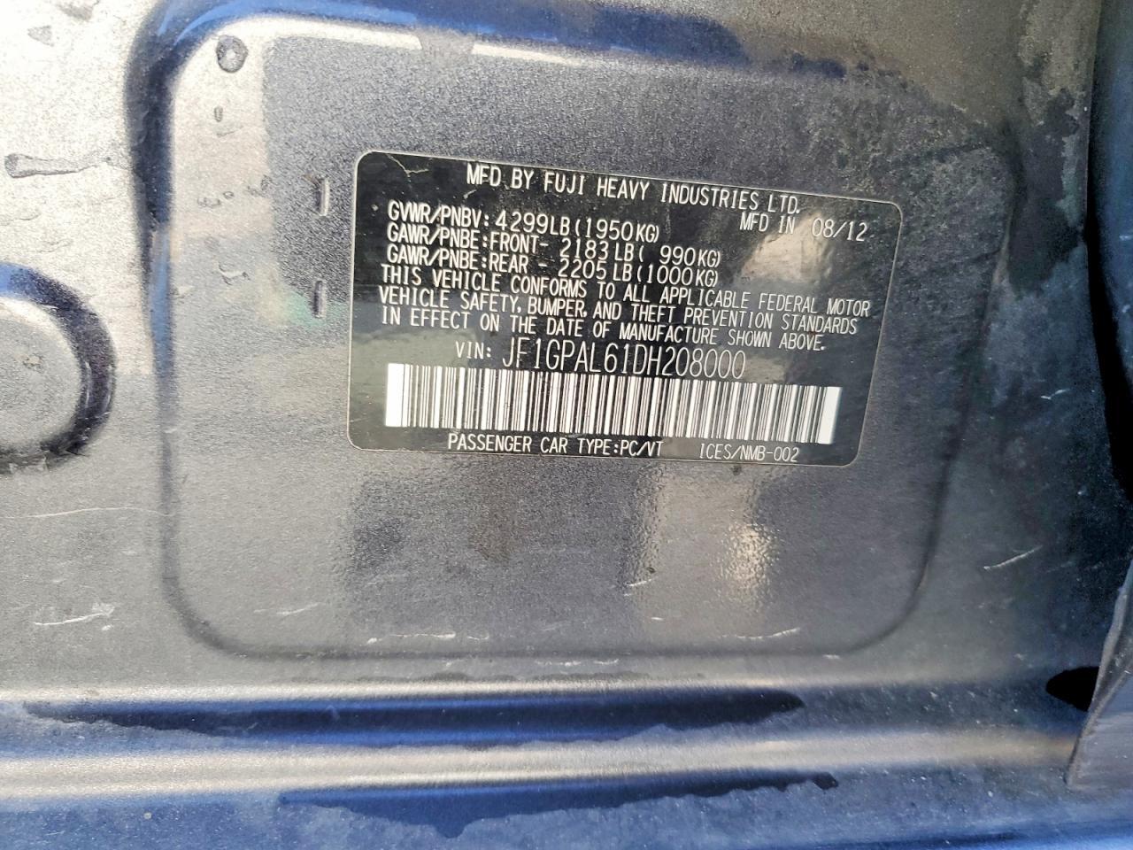 2013 Subaru Impreza Sport Premium