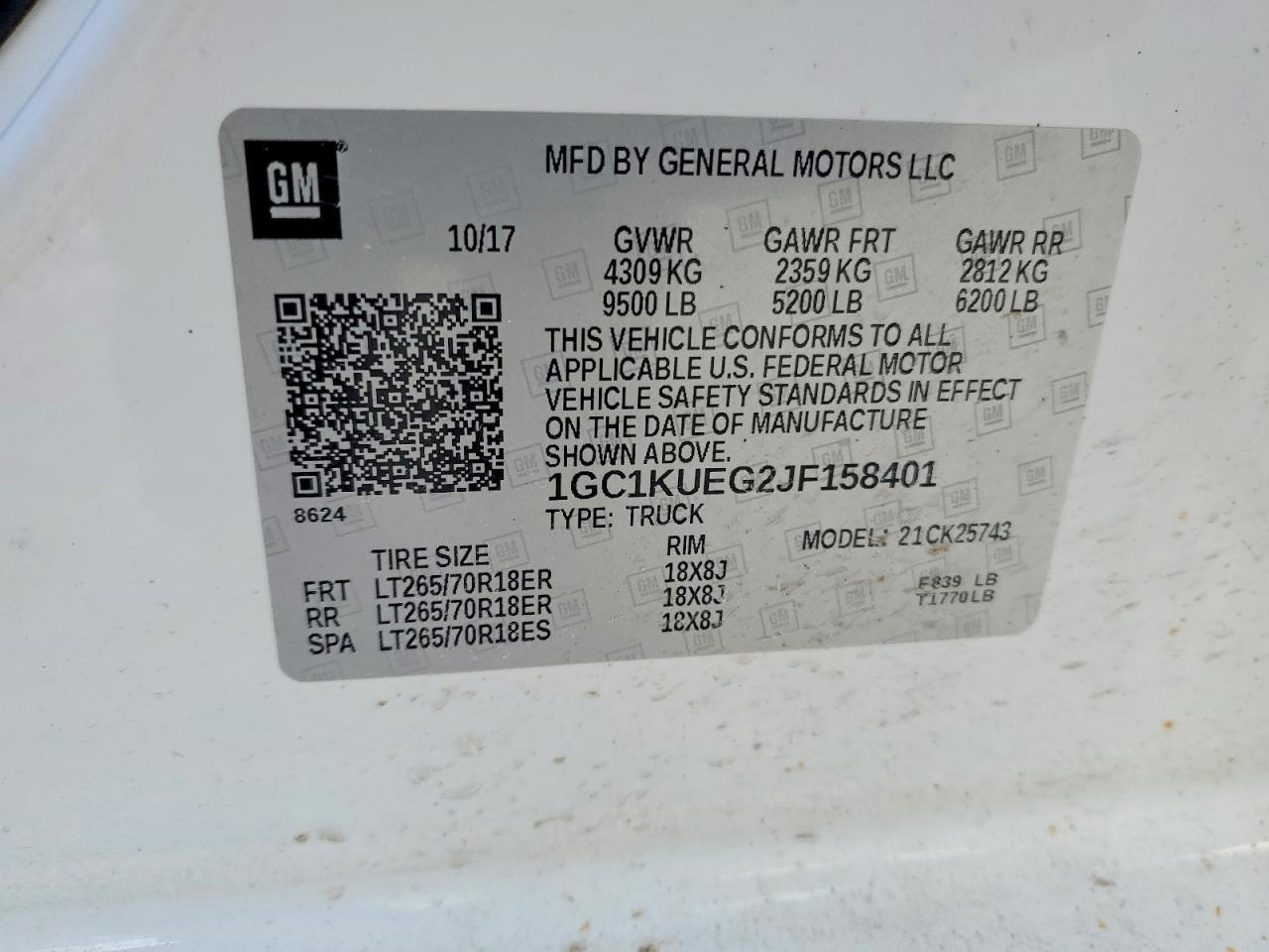 2018 Chevrolet Silverado K2500 Heavy Duty