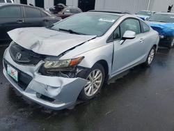 Honda Civic salvage cars for sale: 2012 Honda Civic ex