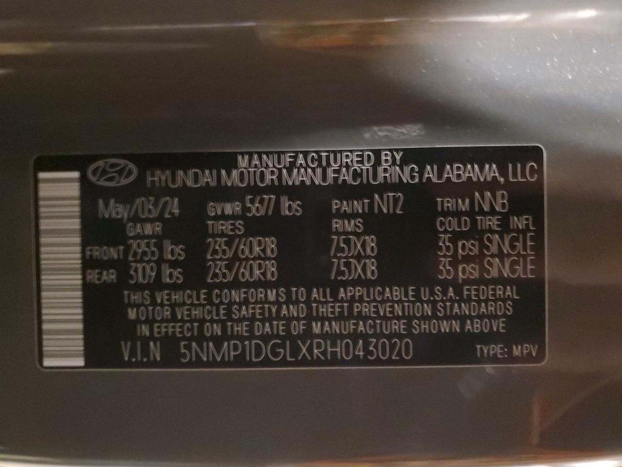 2024 Hyundai Santa fe se