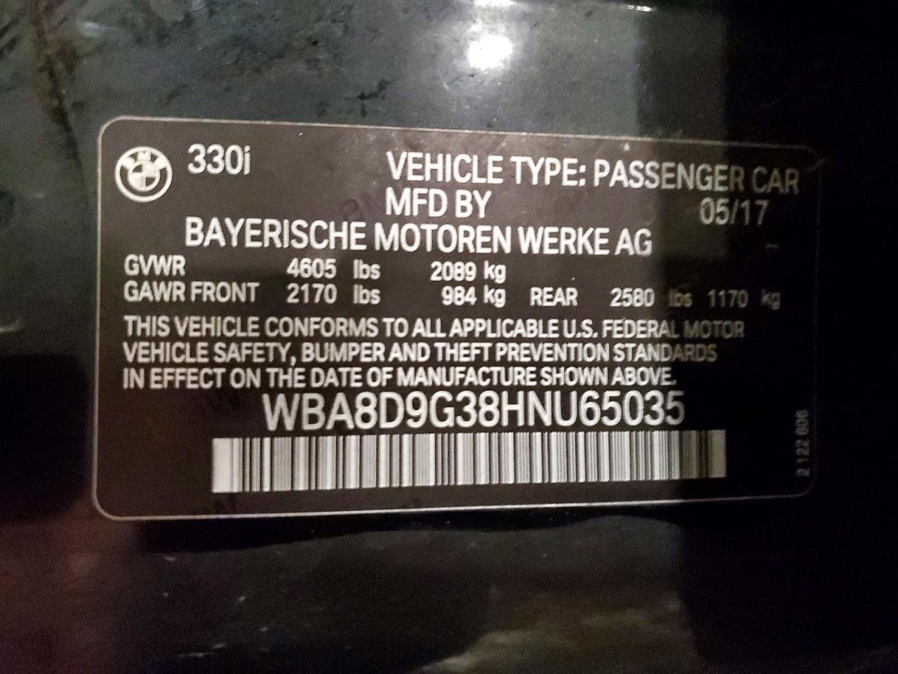 2017 BMW 330 xi
