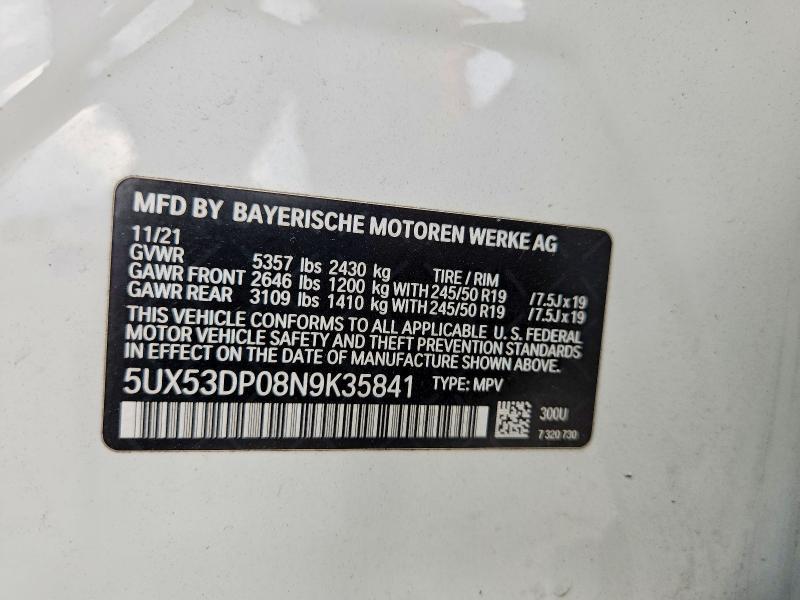 2022 BMW X3 Xdrive30i