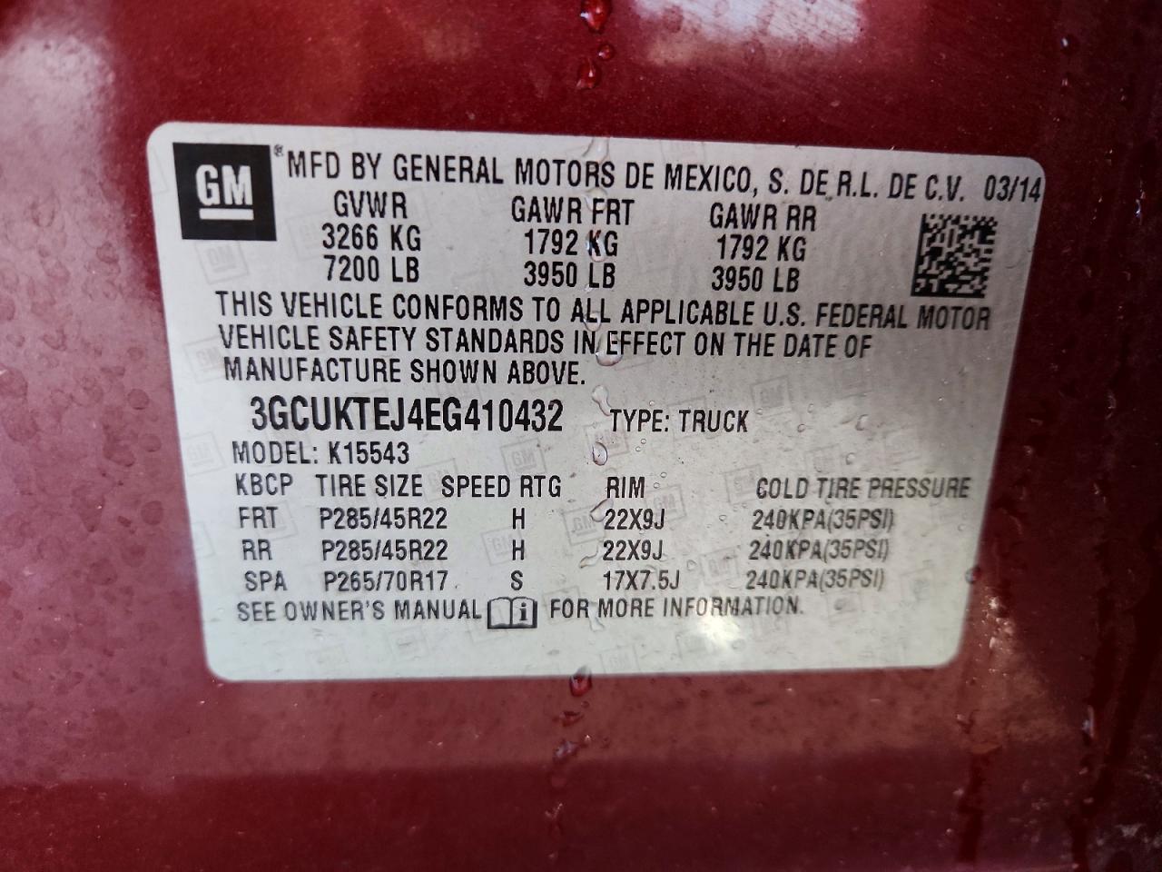 2014 Chevrolet Silverado K1500 High Country