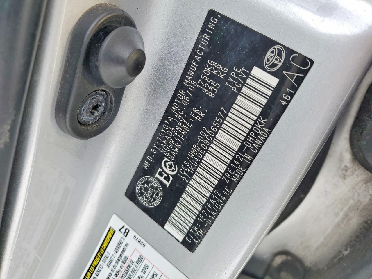 2009 Toyota Corolla Matrix
