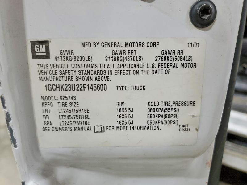 2002 Chevrolet Silverado K2500 Heavy Duty