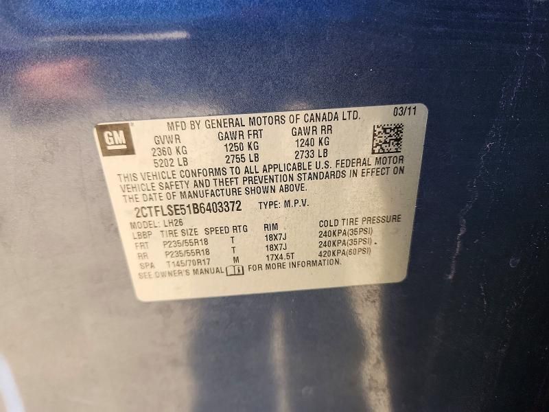 2011 GMC Terrain sle