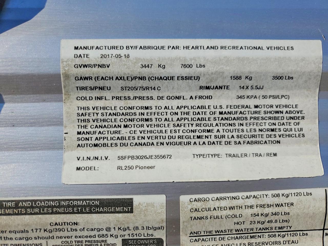 2018 Heartland Big Horn Pioneer Camper