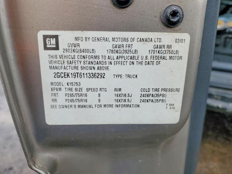 2001 Chevrolet Silverado K1500