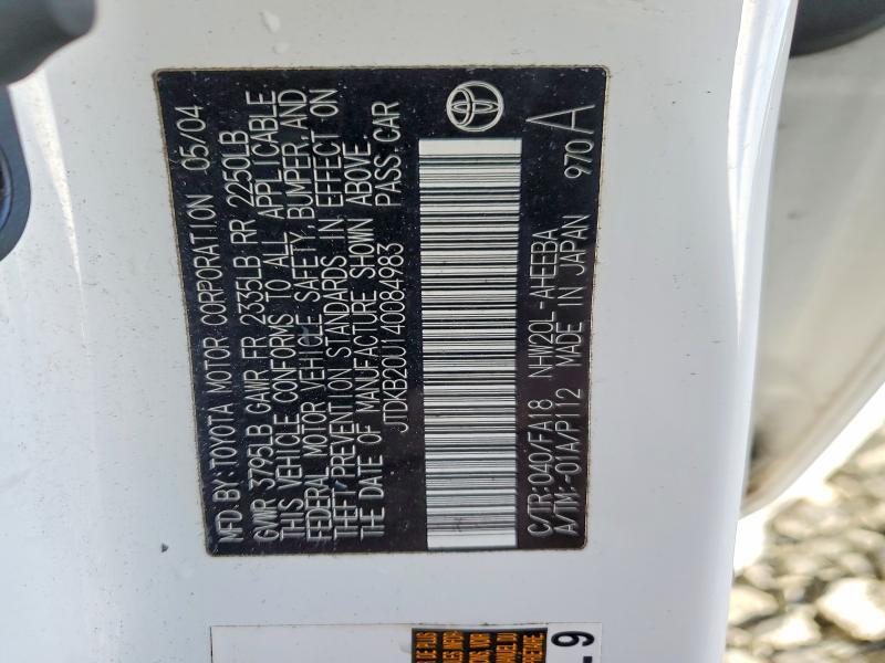 2004 Toyota Prius Base