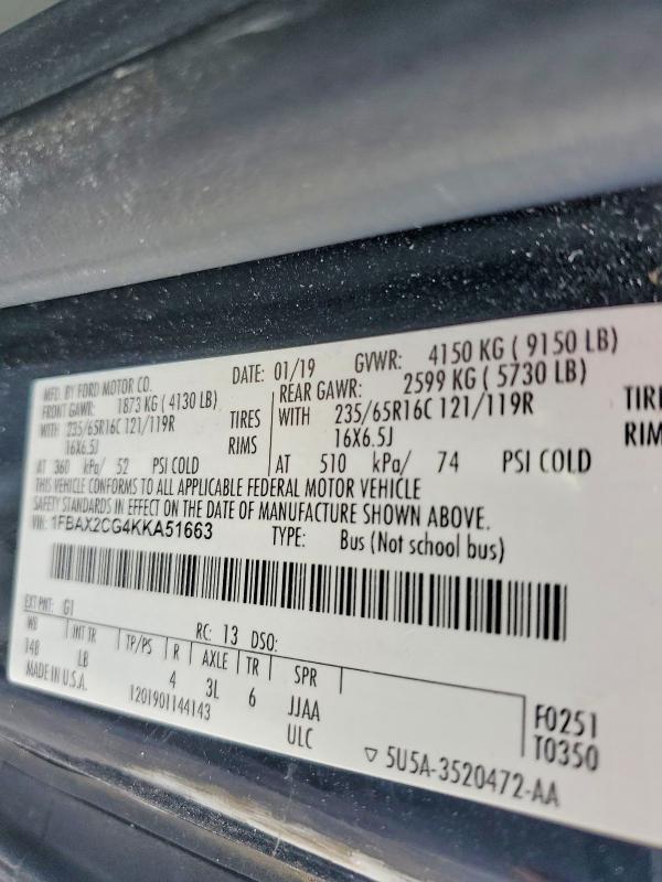 2019 Ford Transit T-350
