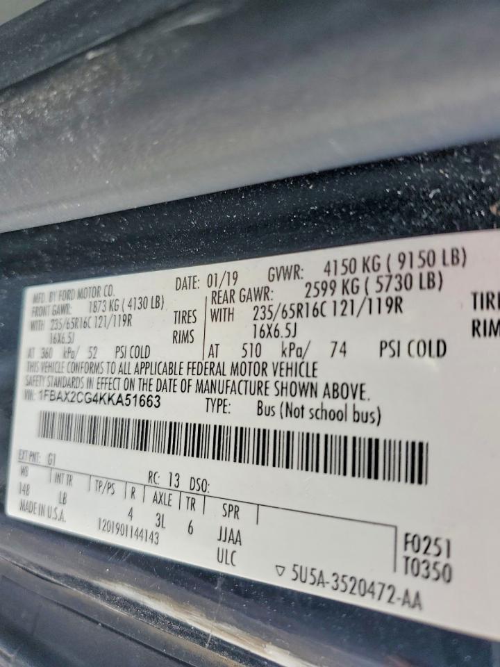 2019 Ford Transit T-350