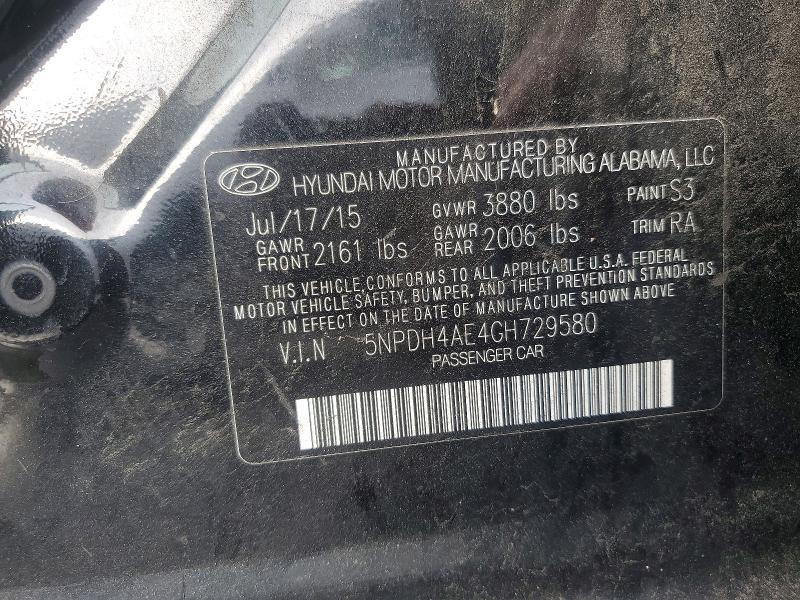 2016 Hyundai Elantra se