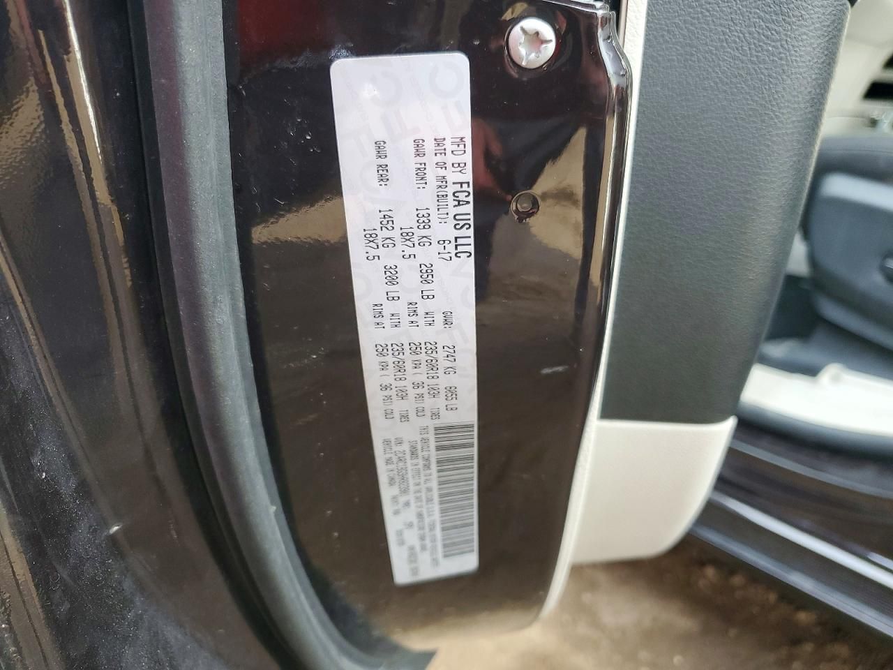 2017 Chrysler Pacifica Touring l