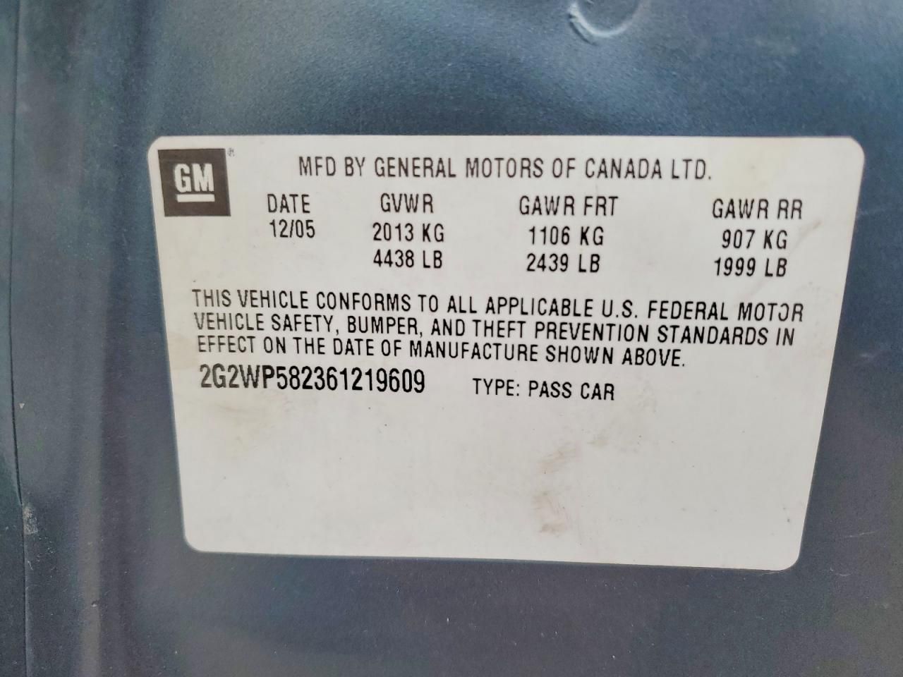 2006 Pontiac Grand Prix