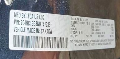 2022 Chrysler Pacifica Touring l