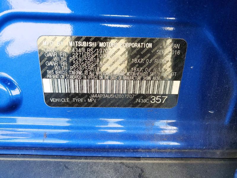 2017 Mitsubishi Outlander Sport es