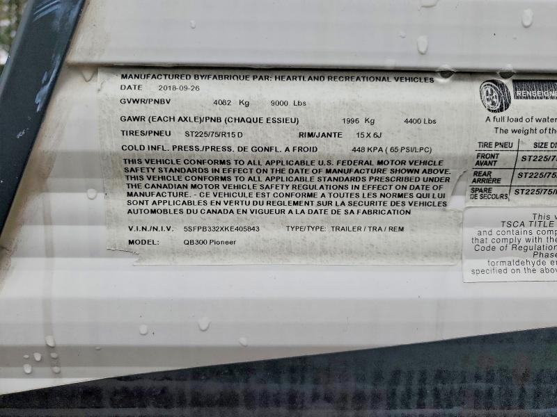 2019 Heartland Tland Pioneer Camper