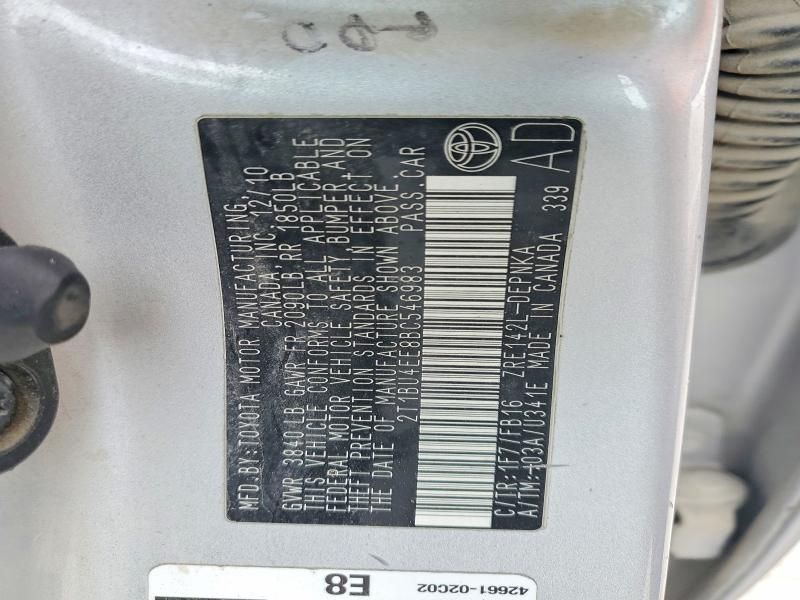 2011 Toyota Corolla le