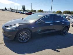 Salvage cars for sale from Copart Miami, FL: 2018 Tesla Model 3