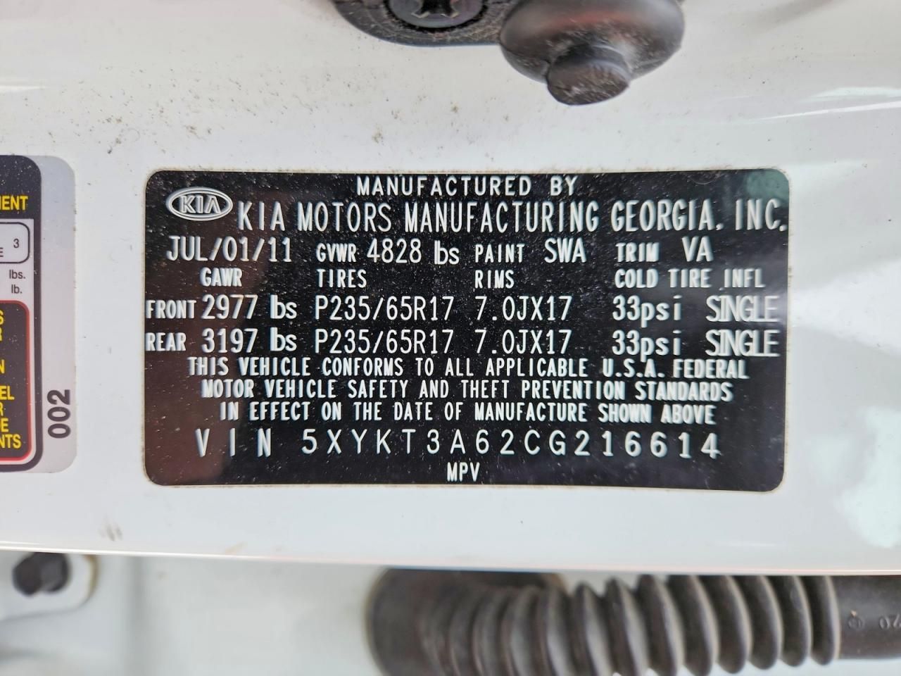 2012 KIA Sorento Base