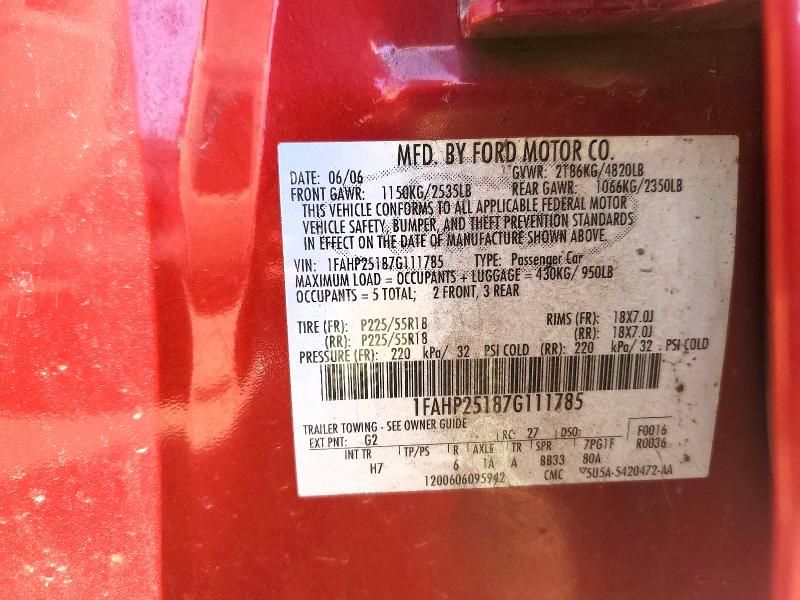 2007 Ford Five Hundred Limited