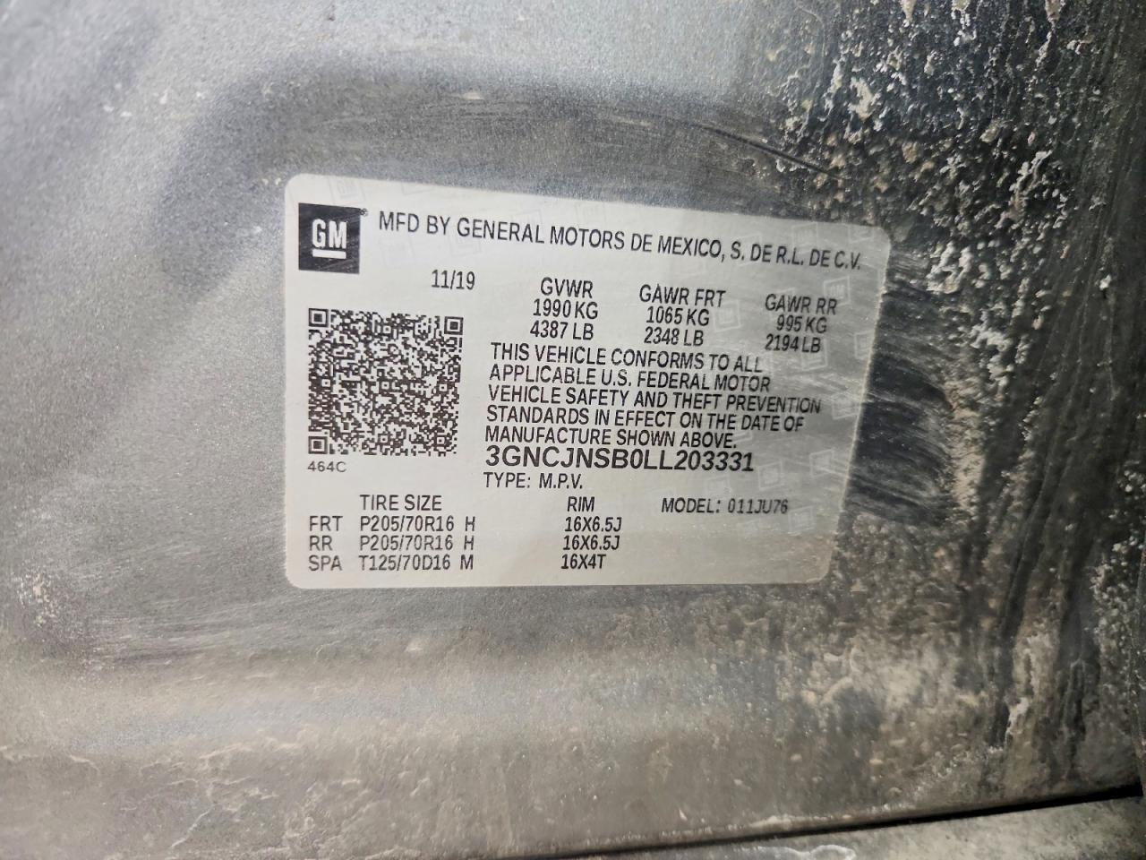 2020 Chevrolet Trax ls