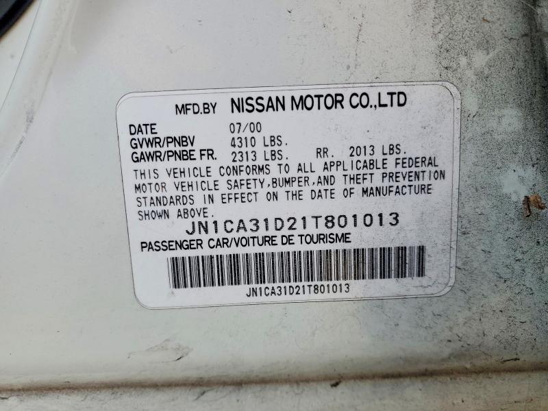 2001 Niss Maxima gxe