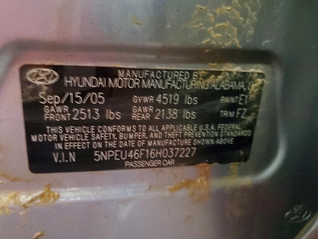 2006 Hyundai Sonata gls