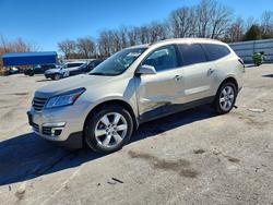 Chev salvage cars for sale: 2016 Chev Traverse ltz