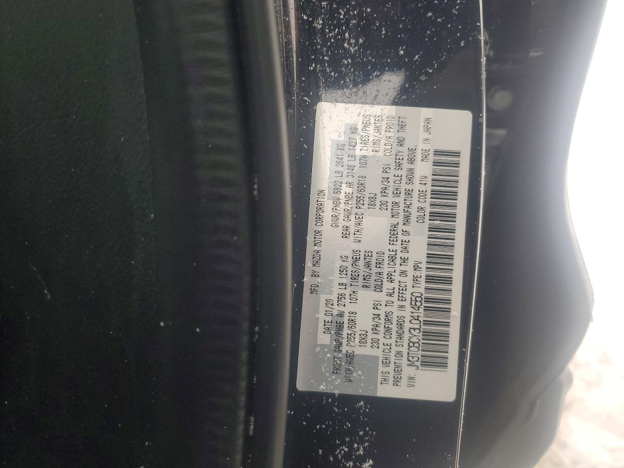 2020 Mazda Cx-9 Touring