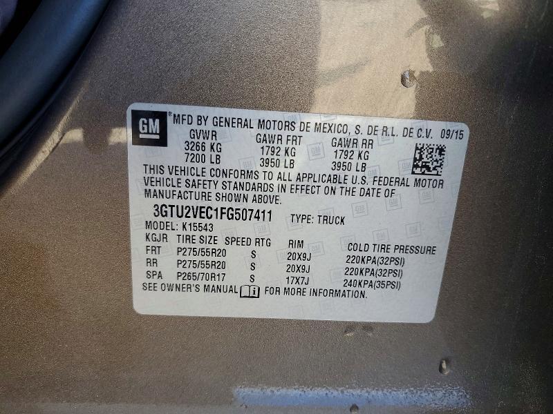 2015 GMC Sierra K1500 SLT