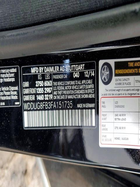 2015 Mercedes-Benz S 550 4matic