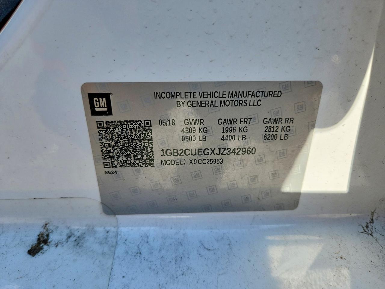 2018 Chev Silverado 2500 HD WO