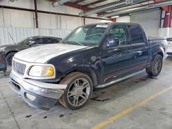 Ford salvage cars for sale: 2001 Ford F150 Supercrew