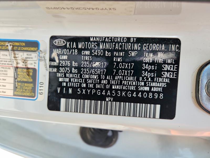 2019 KIA Sorento lx V6