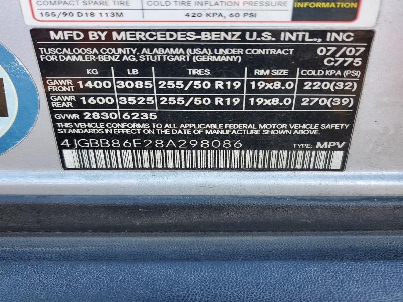 2008 Mercedes-Benz Ml 350