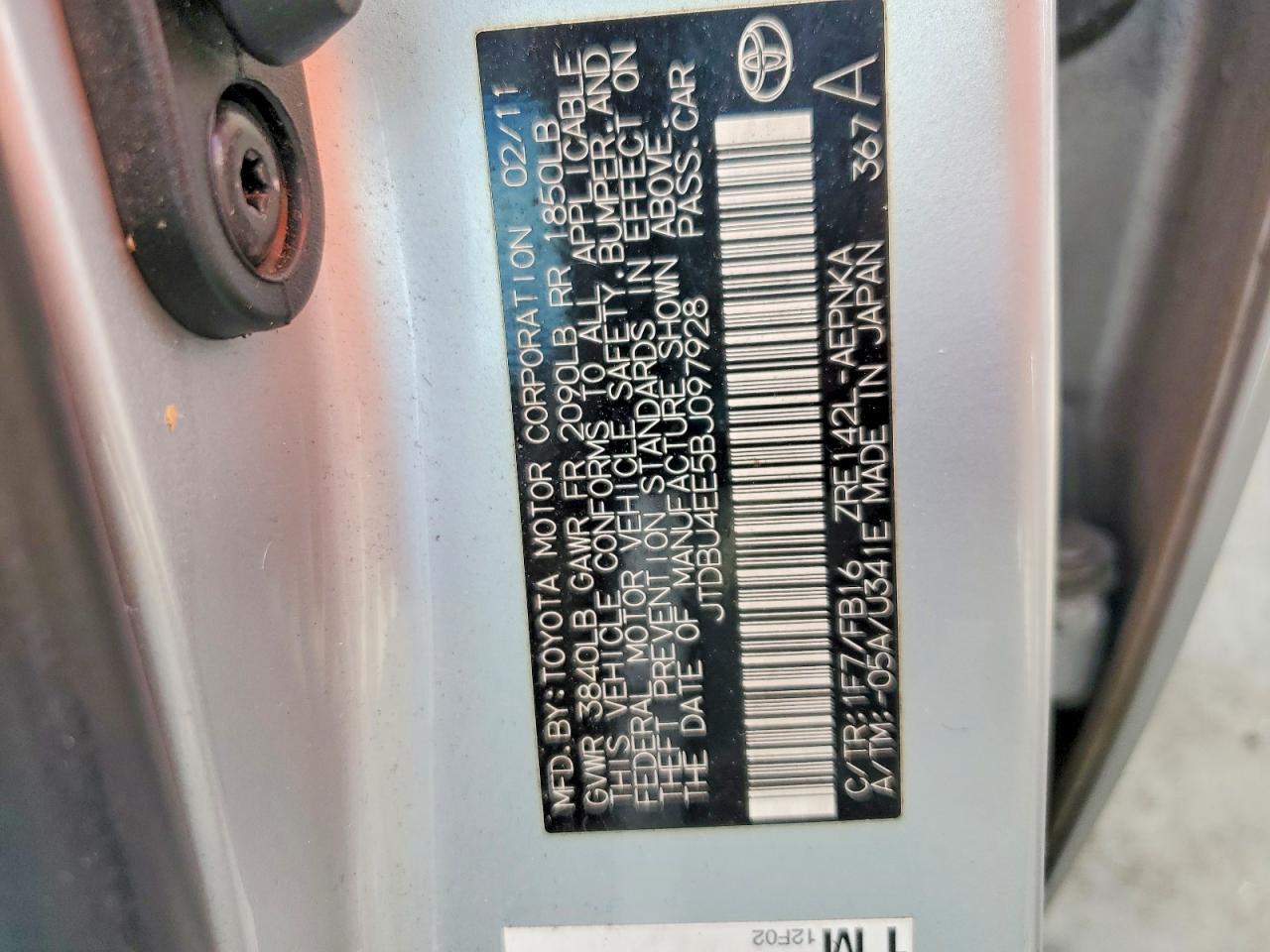 2011 Toyota Corolla Base