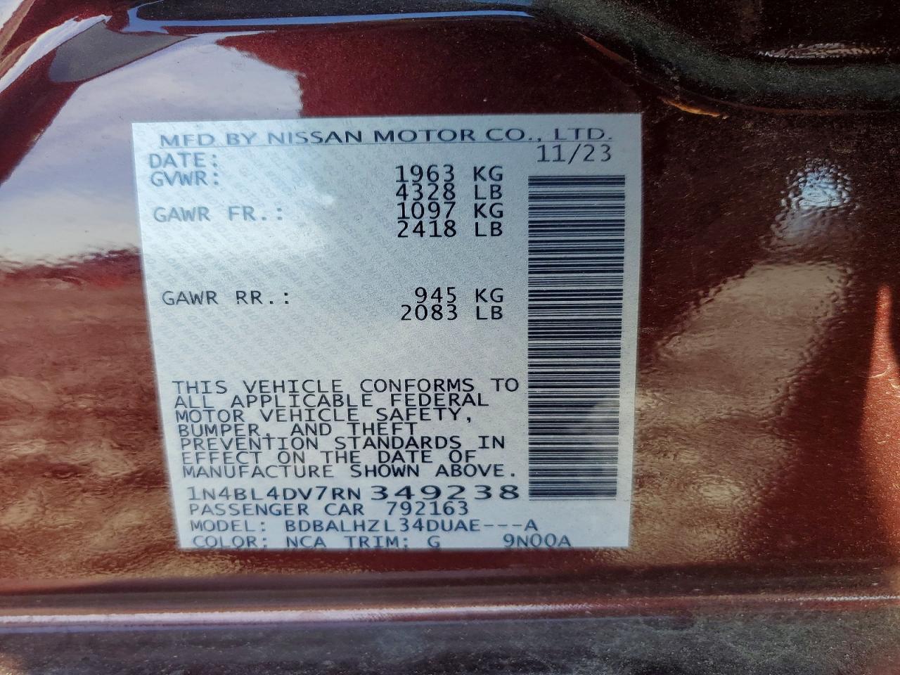 2024 Niss Altima