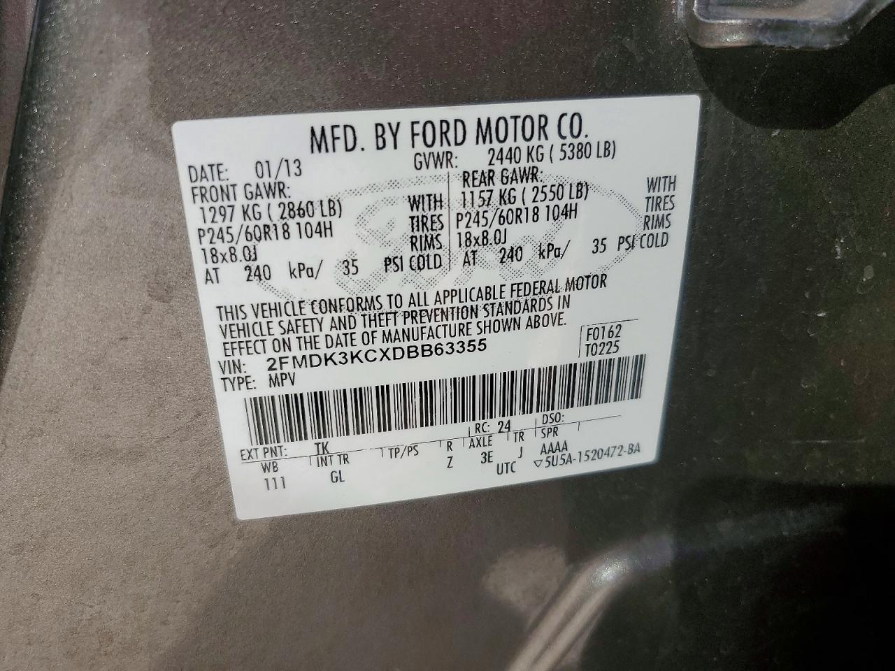 2013 Ford Edge Limited